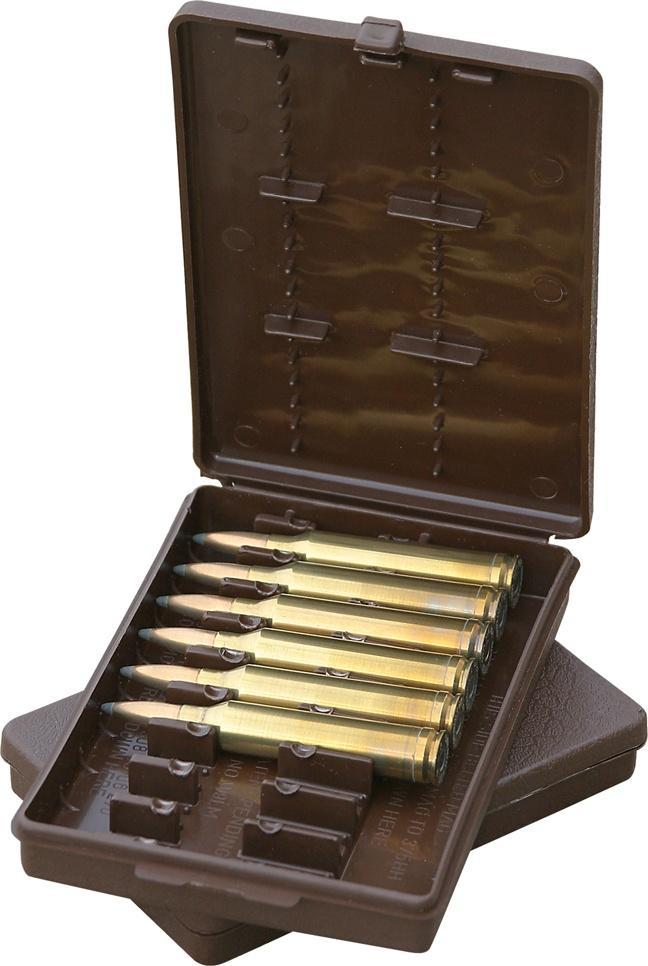 Mtm Molded Products Company Mtm 9 Rounds Case-Gard Rifle Ammo Wallet .243/25-06/30-06/.308/45-70 Brown