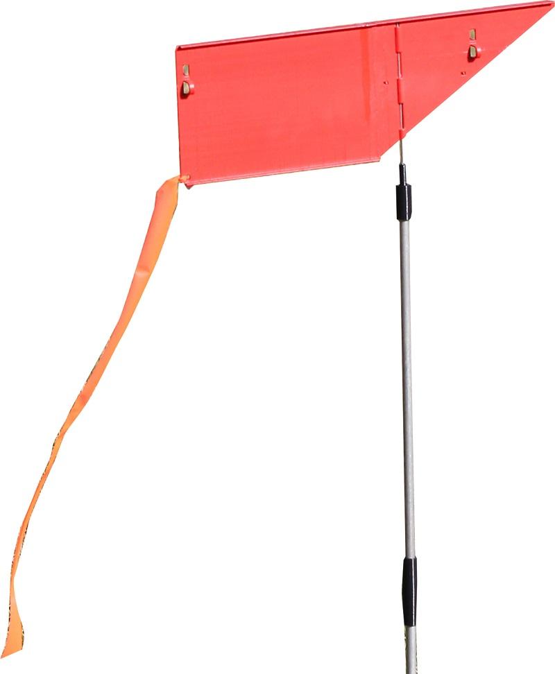 Mtm Molded Products Company Mtm Wind Reader Shooting Range Flag Red