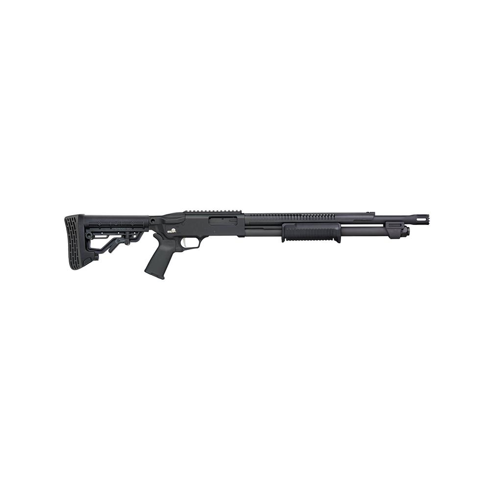 Mossberg & Sons Inc. Mossberg 590R 12/18.5 6+1 Black BREACHER Shotgun