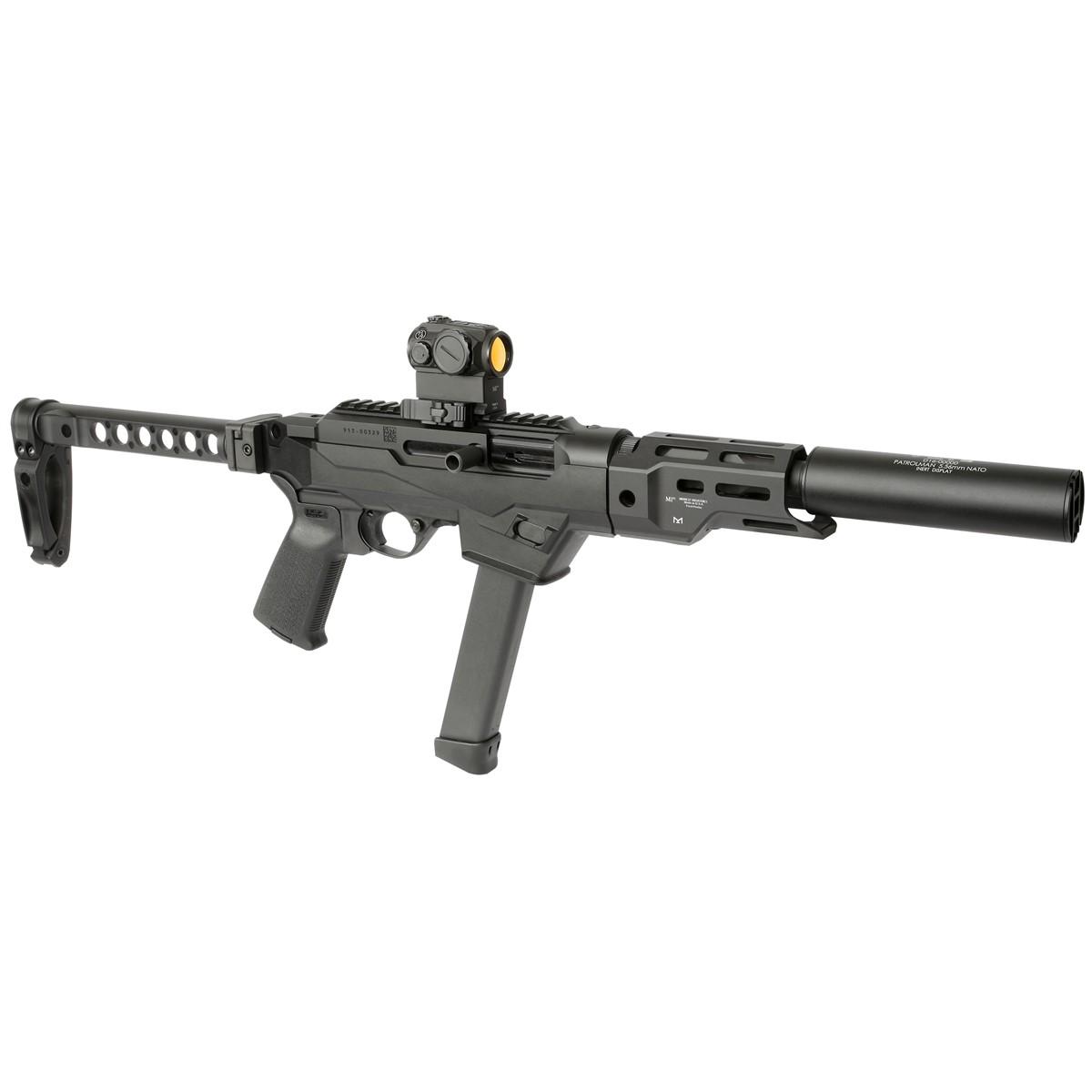 Midwest Industries Industries Industries Ruger Charger 4.875" M-LOK Handguard Black