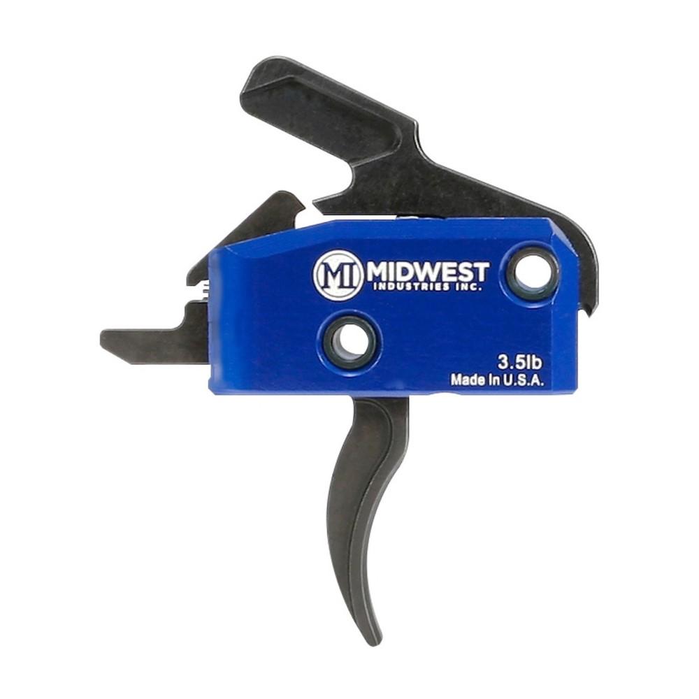 Midwest Industries Industries Industries Drop In Trigger for AR-15 Curved 3.5lb with Anti