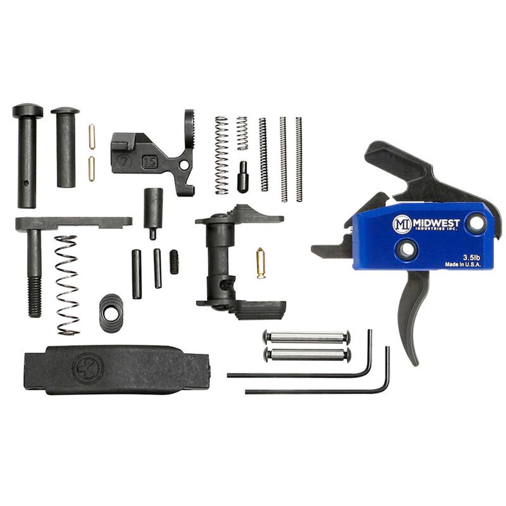 Midwest Industries Industries Industries Drop In Trigger Kit with Lower Parts Ambi Safety