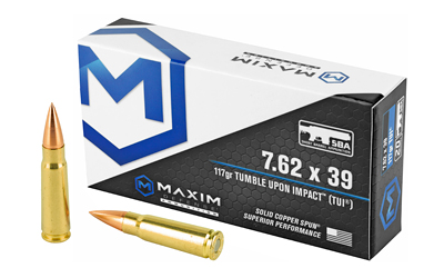 Maxim Defense Industries Maxim 762x39 117GR Tui Sba 20/200 Copper