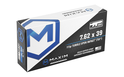Maxim 762x39 117GR Tui Sba 20/200 Copper Maxim 762x39 117GR Tui Sba 20/200 Copper