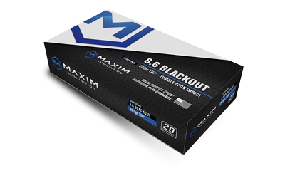 Maxim Defense Industries Maxim 8.6 Black 235GR Tui Sba 20/200 Copper