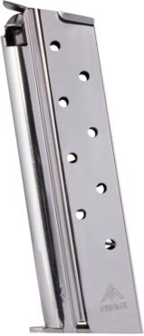 Mec-Gar Usa Inc Mec-Gar 1911 Govt Handgun Magazine 10mm HT Nickel 8/rd