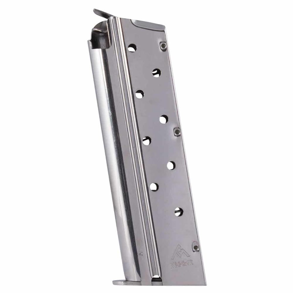 Mec-Gar Usa Inc Mec-Gar 1911 Handgun Magazine 9mm Luger HT Nickel 9/rd