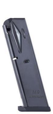 Mec-Gar Usa Inc Mec-Gar Beretta 92FS M9 Magazine 9mm Flush Fit Blued 10/rd