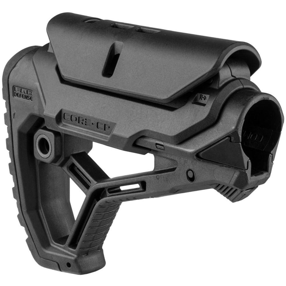 FAB Defense GL-CORE CP Buttstock with Adjustable Cheek-Rest for Milspec and Commercial Tubes OD Green FAB Defense GL-CORE CP Buttstock with Adjustable Cheek-Rest for Milspec and Commercial Tubes OD Green