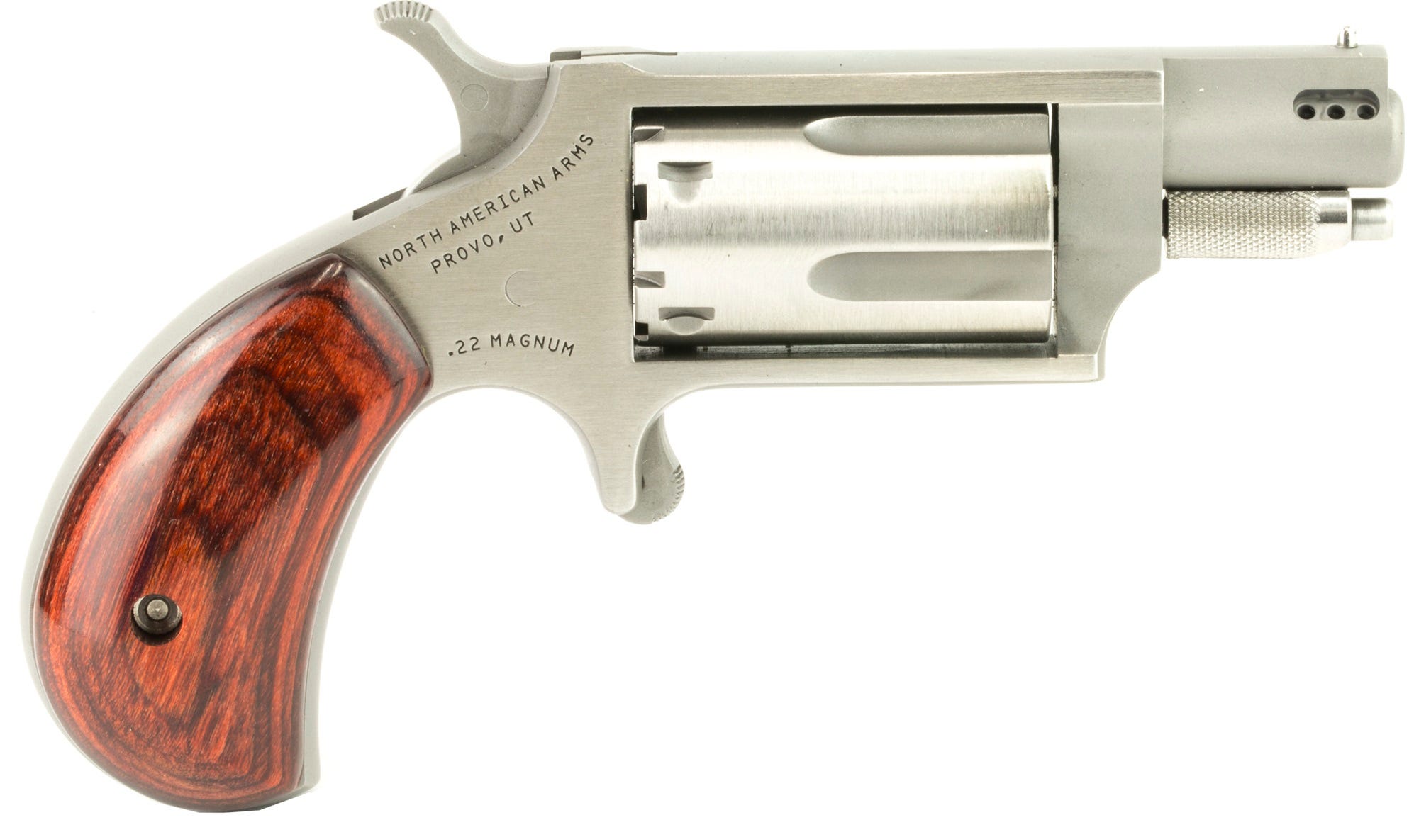 North American Arms NAA Ported Handgun .22 Magazine/.22 LR 5rd Capacity 1.128" Barrel