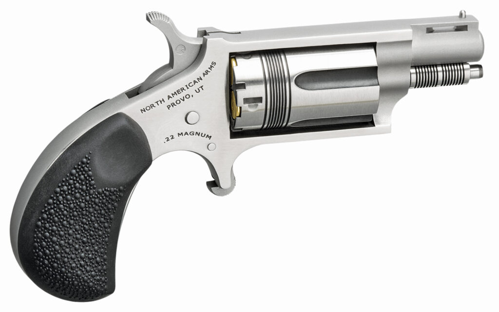 North American Arms North The Wasp 22MAG Rev 1-1/8" Stainless Revolver