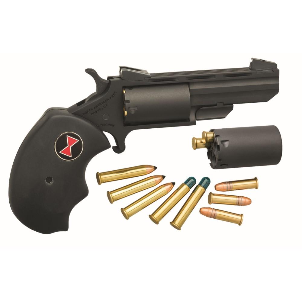NAA Black Widow Handgun .22 Magazine 5rd Capacity 2" Barrel Black Fixed Sights NAA Black Widow Handgun .22 Magazine 5rd Capacity 2" Barrel Black Fixed Sights