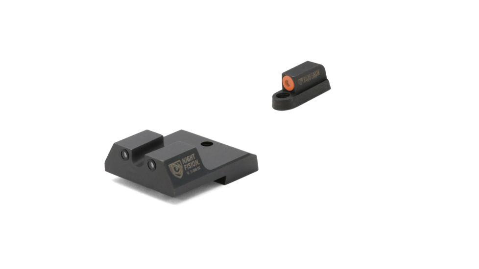 Night Fision LLC Perfect Dot NS Set w/Orange Front + U Black Rear for CZ-USA P-07 & P-09