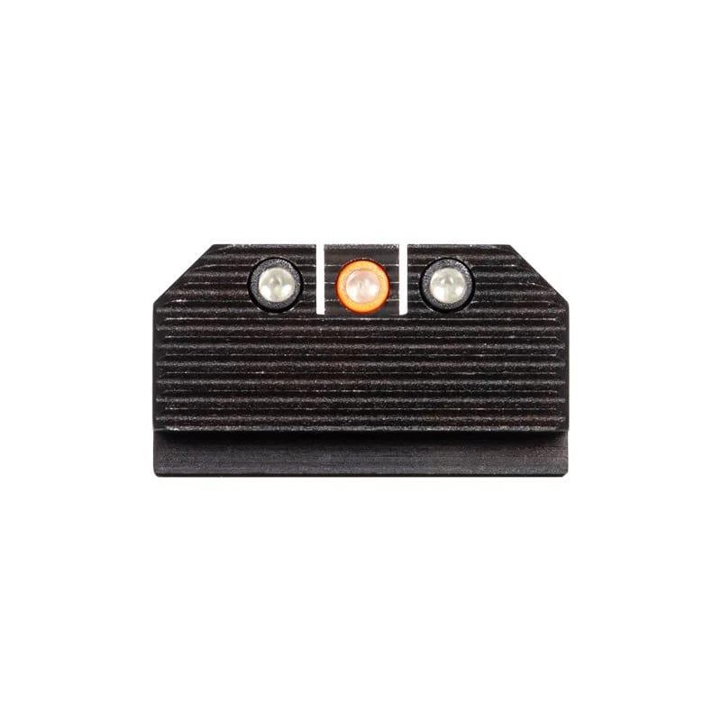 Night Fision LLC Night Fision Optics Ready Stealth Night Sight Set Orange Front Black Back for Glock
