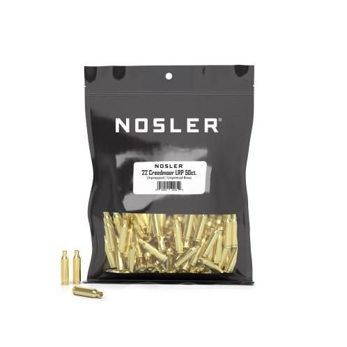 Nosler Bullets Inc. Nosler Unprimed Bulk Brass 22 Creedmoor 50/ct