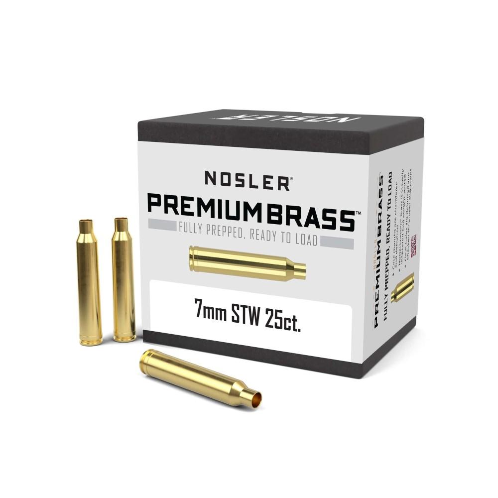 Nosler Bullets Inc. Nosler Unprimed Brass Rifle Cartridge Cases 7mm STW 25/ct