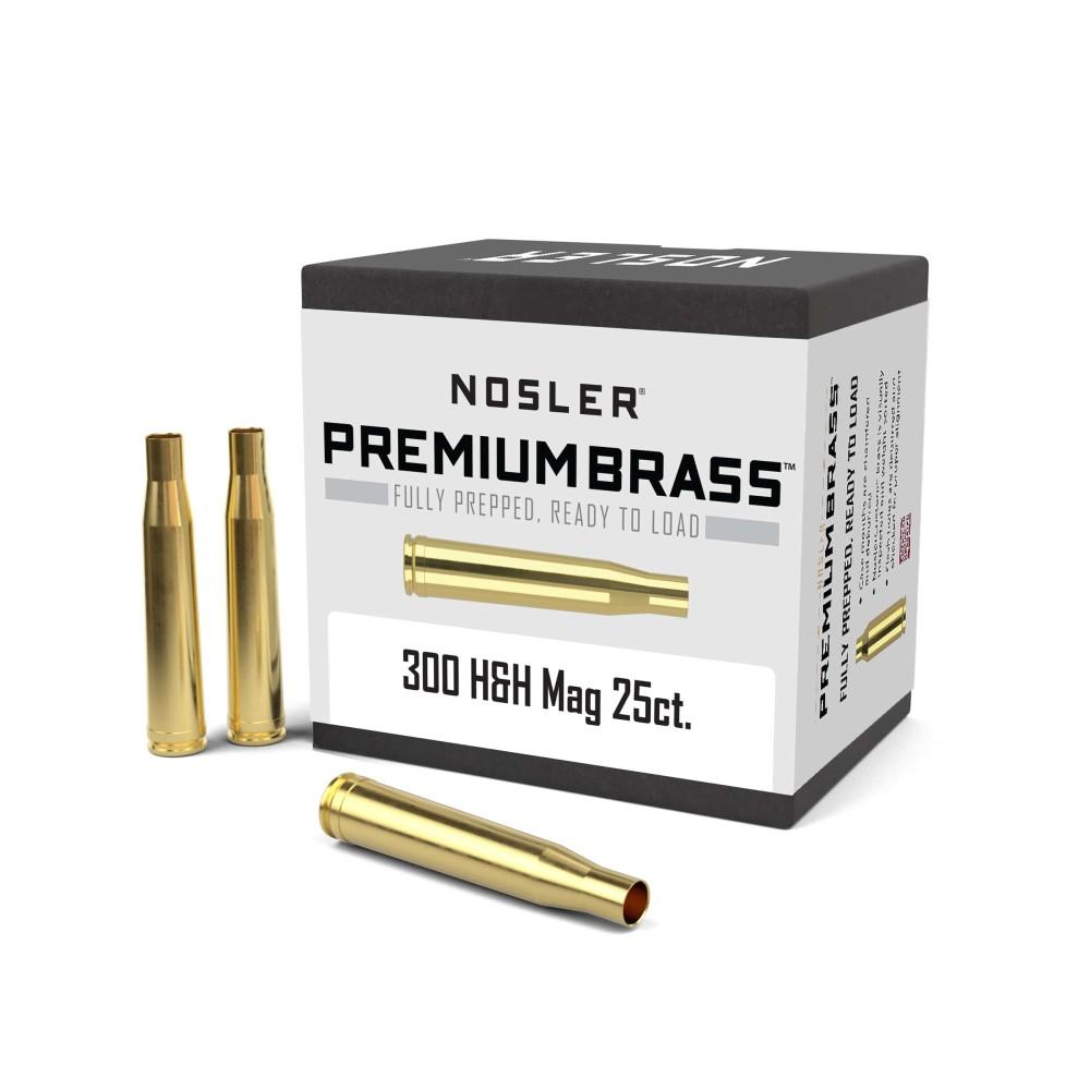 Nosler Bullets Inc. Nosler Unprimed Brass Rifle Cartridge Cases .300 H&H 25/ct