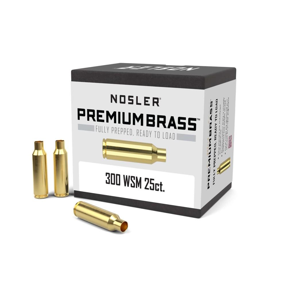 Nosler Bullets Inc. Nosler Unprimed Brass Rifle Cartridge Cases .300 WSM 25/ct