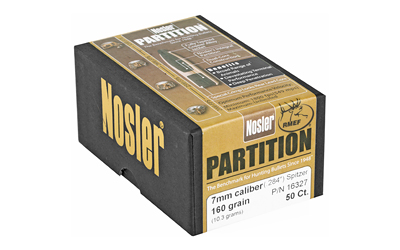 Nosler Partition Rifle Bullets 7mm .284" 160 gr SPT 50/ct Nosler Partition Rifle Bullets 7mm .284" 160 gr SPT 50/ct