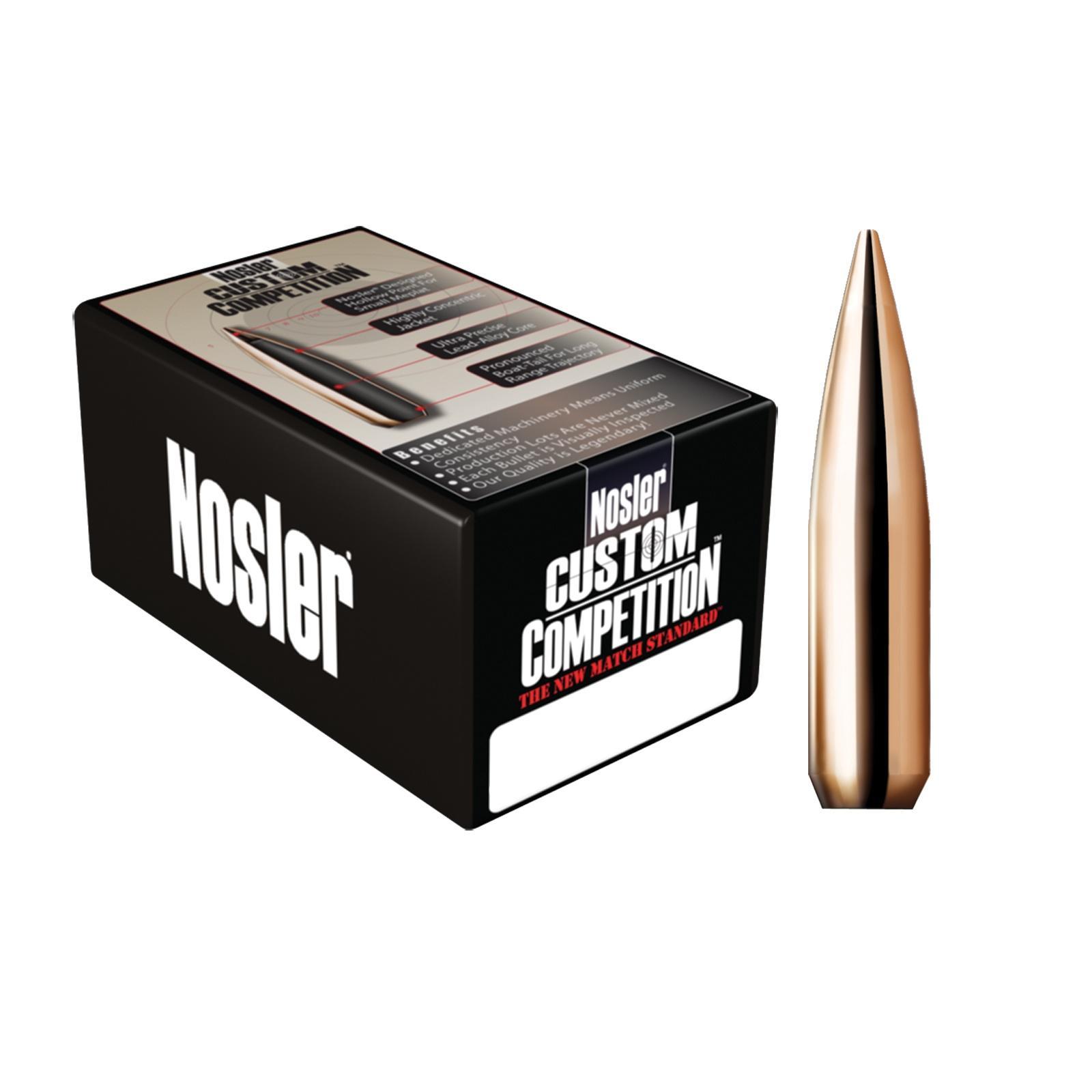 Nosler Bullets Inc. Nosler Custom Competition Bullets .22 cal .224" 77 gr HPBT 1000/ct