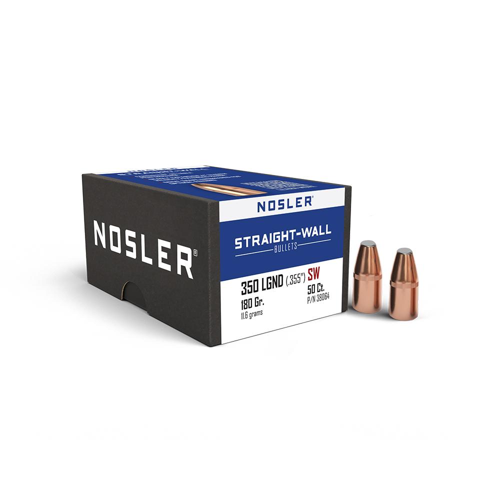 Nosler Bullets Inc. Nosler Straight Wall Rifle Bullets .350 Legend .355" 180 gr 50/ct