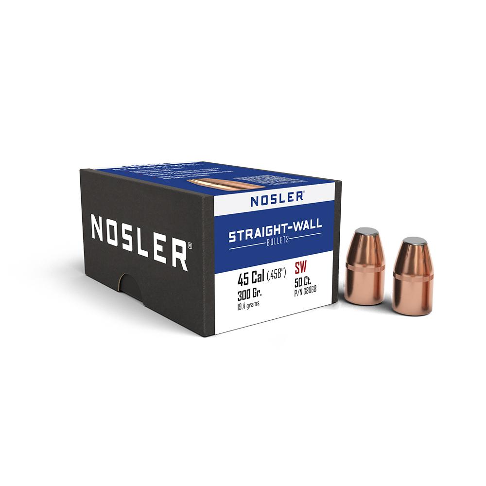 Nosler Bullets Inc. Nosler Straight Wall Rifle Bullets .45 Cal .458" 300 gr 50/ct