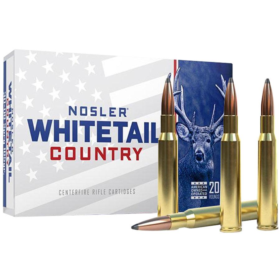 Nosler Whitetail Country Rifle Ammunition .30-06 Sprg 165gr SP 2900 fps 20/ct Nosler Whitetail Country Rifle Ammunition .30-06 Sprg 165gr SP 2900 fps 20/ct