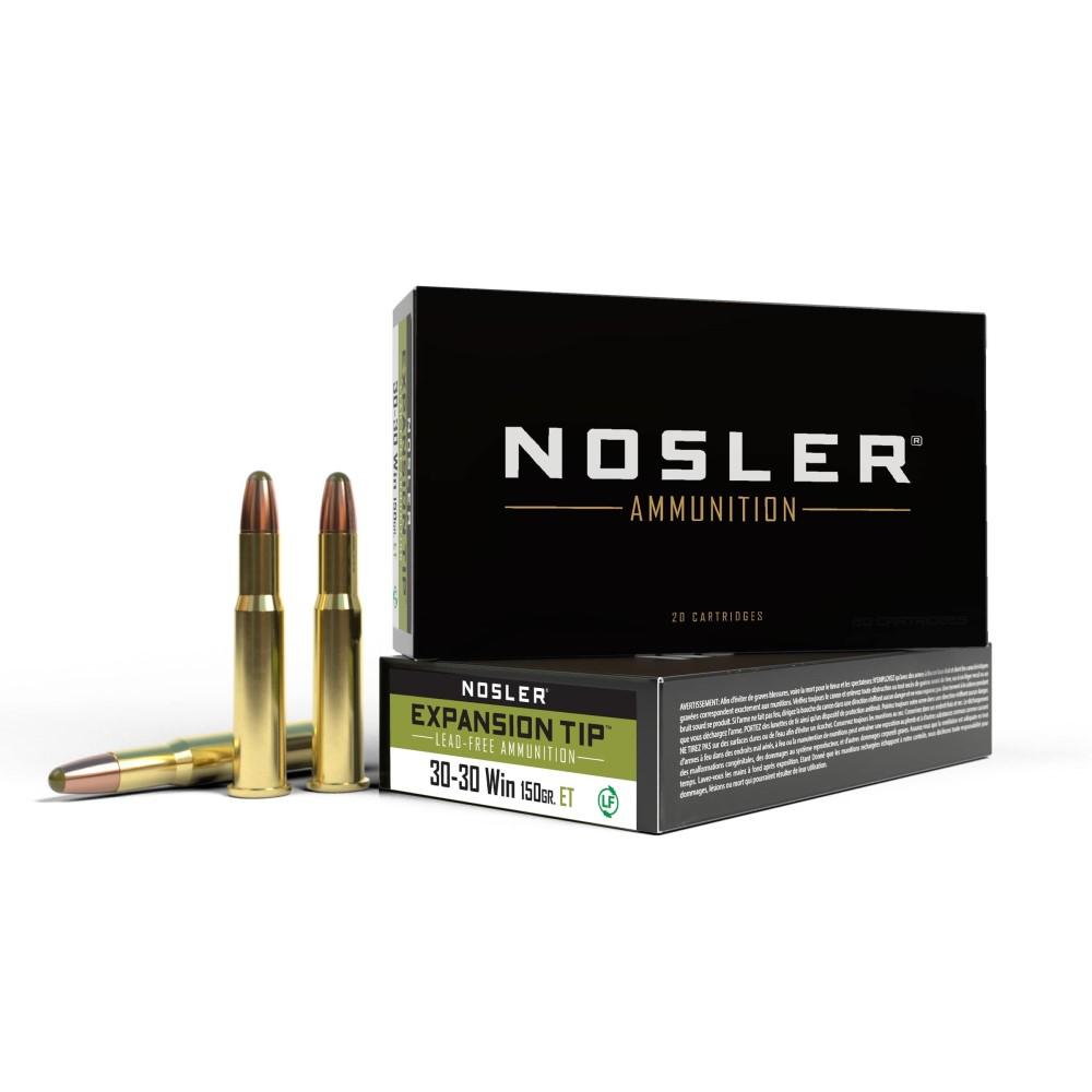 Nosler Bullets Inc. Nosler E-Tip Rifle Ammunition 30-30 Win 150gr E-Tip 2250 fps 20/ct