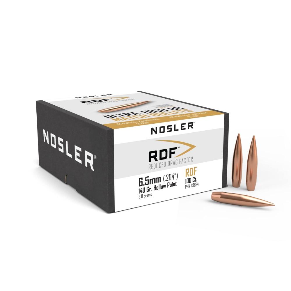 Nosler Bullets Inc. Nosler RDF Match Rifle Bullets 6.5mm .264" 140 gr HPBT 100/ct