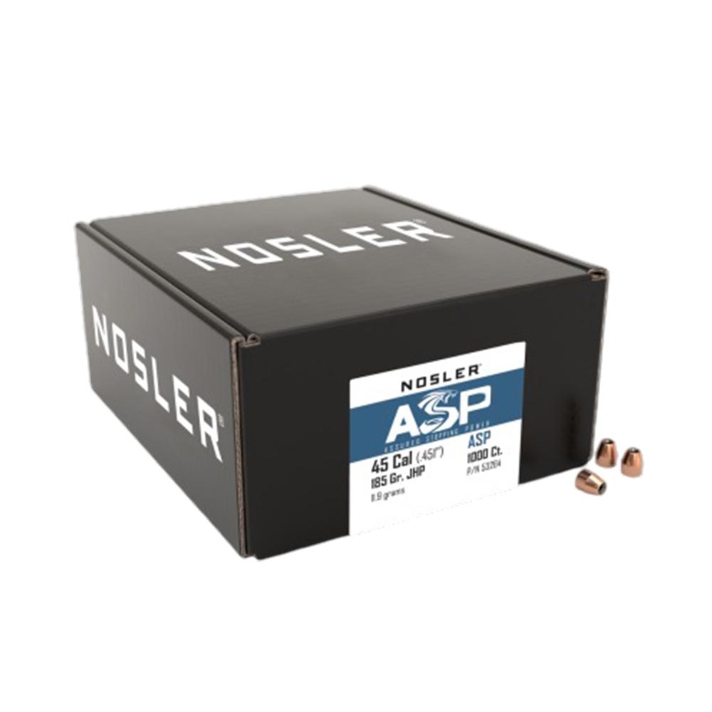 Nosler Bullets Inc. Nosler Custom Competition Bullets .45 cal .451" 185 gr JHP 1000/ct