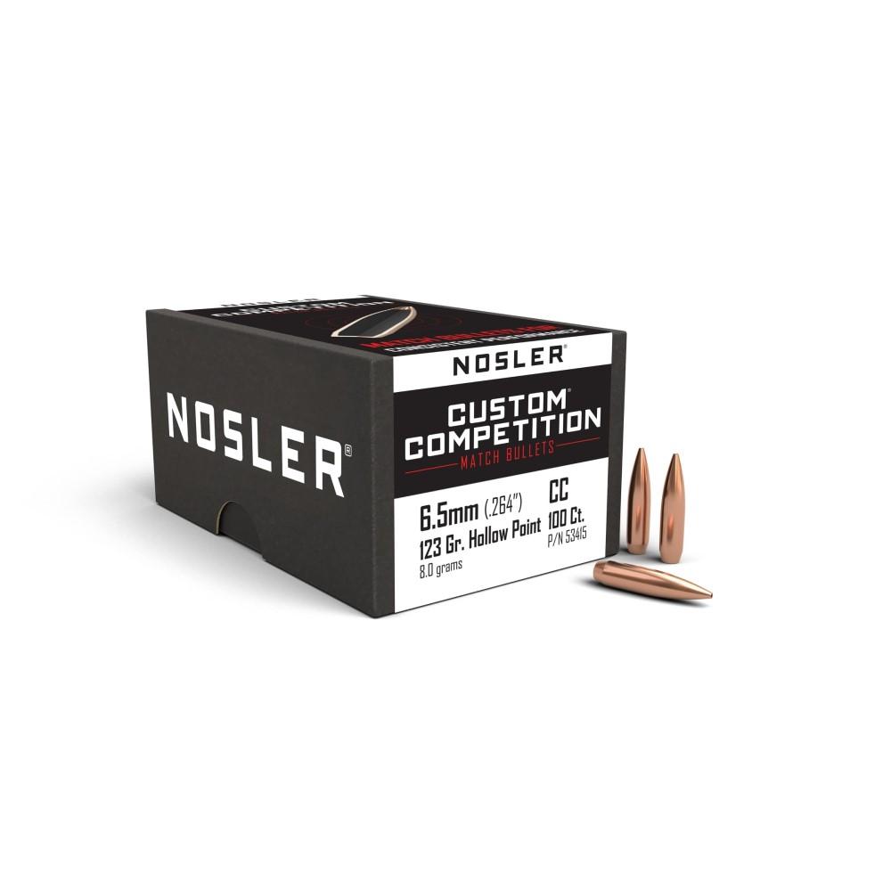 Nosler Bullets Inc. Nosler Custom Competition Rifle Bullets 6.5mm .264" 123 gr HPBT 100/ct
