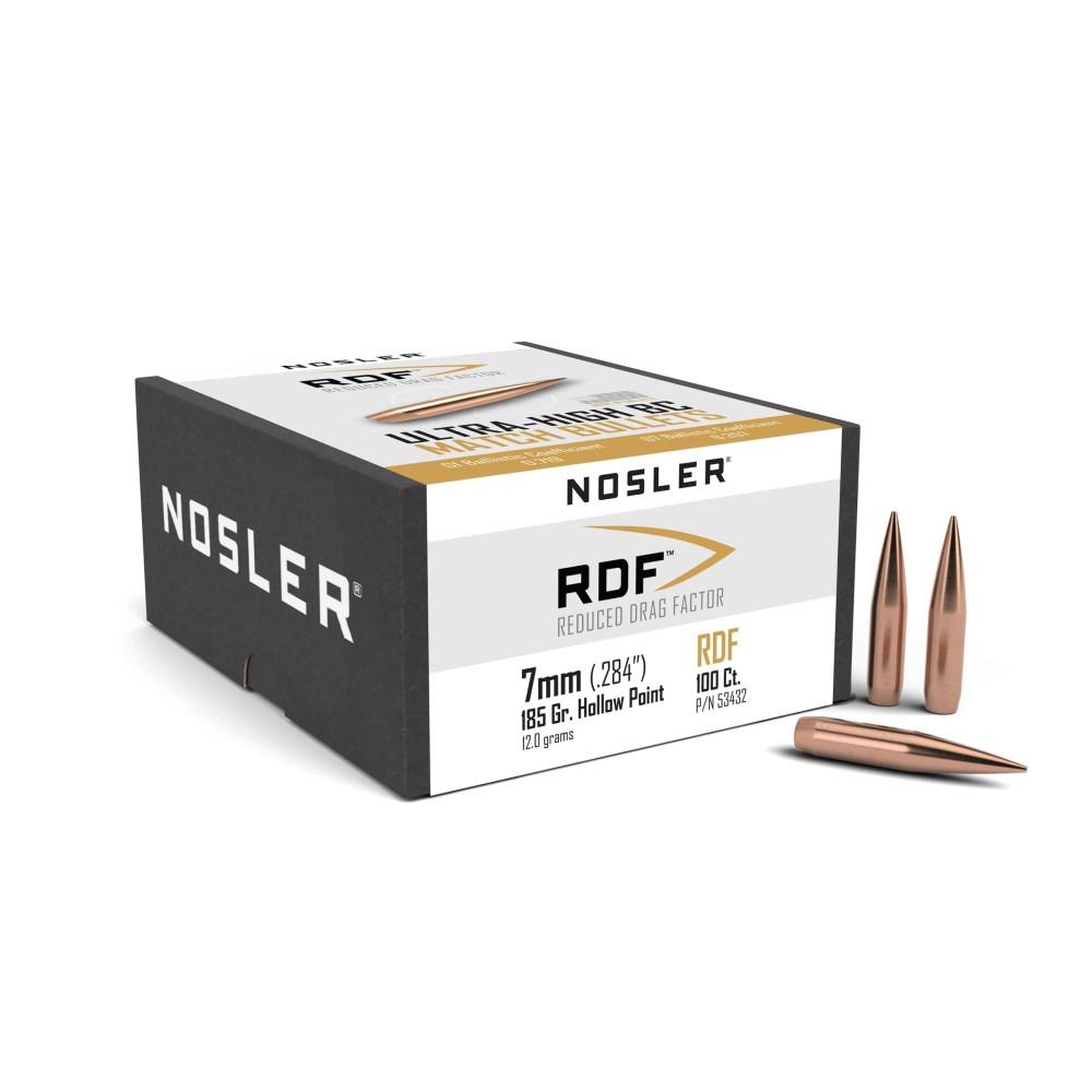 Nosler Bullets Inc. Nosler RDF Match Rifle Bullets 7mm .284" 185 gr HPBT 100/ct