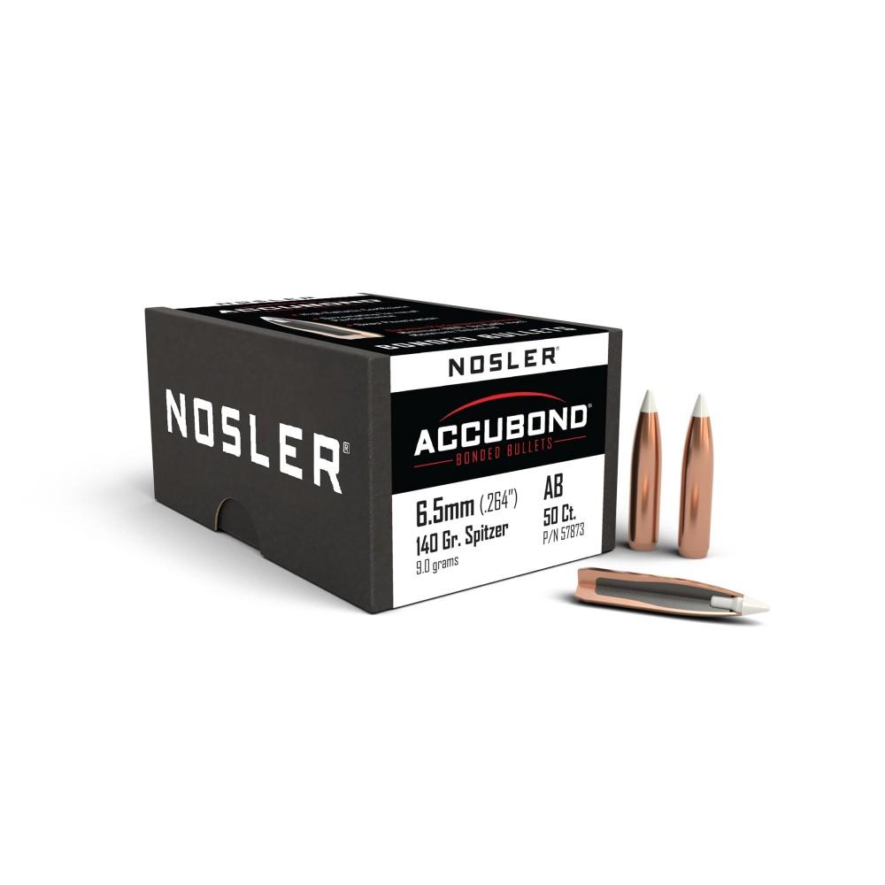 Nosler Bullets Inc. Nosler AccuBond Rifle Bullets 6.5mm .264" 140 gr SBT-ACB 50/ct