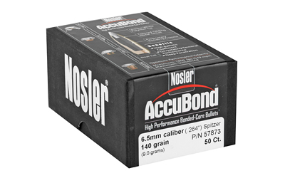Nosler AccuBond Rifle Bullets 6.5mm .264" 140 gr SBT-ACB 50/ct Nosler AccuBond Rifle Bullets 6.5mm .264" 140 gr SBT-ACB 50/ct