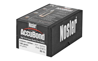 Nosler AccuBond Rifle Bullets 6.5mm .264" 140 gr SBT-ACB 50/ct Nosler AccuBond Rifle Bullets 6.5mm .264" 140 gr SBT-ACB 50/ct