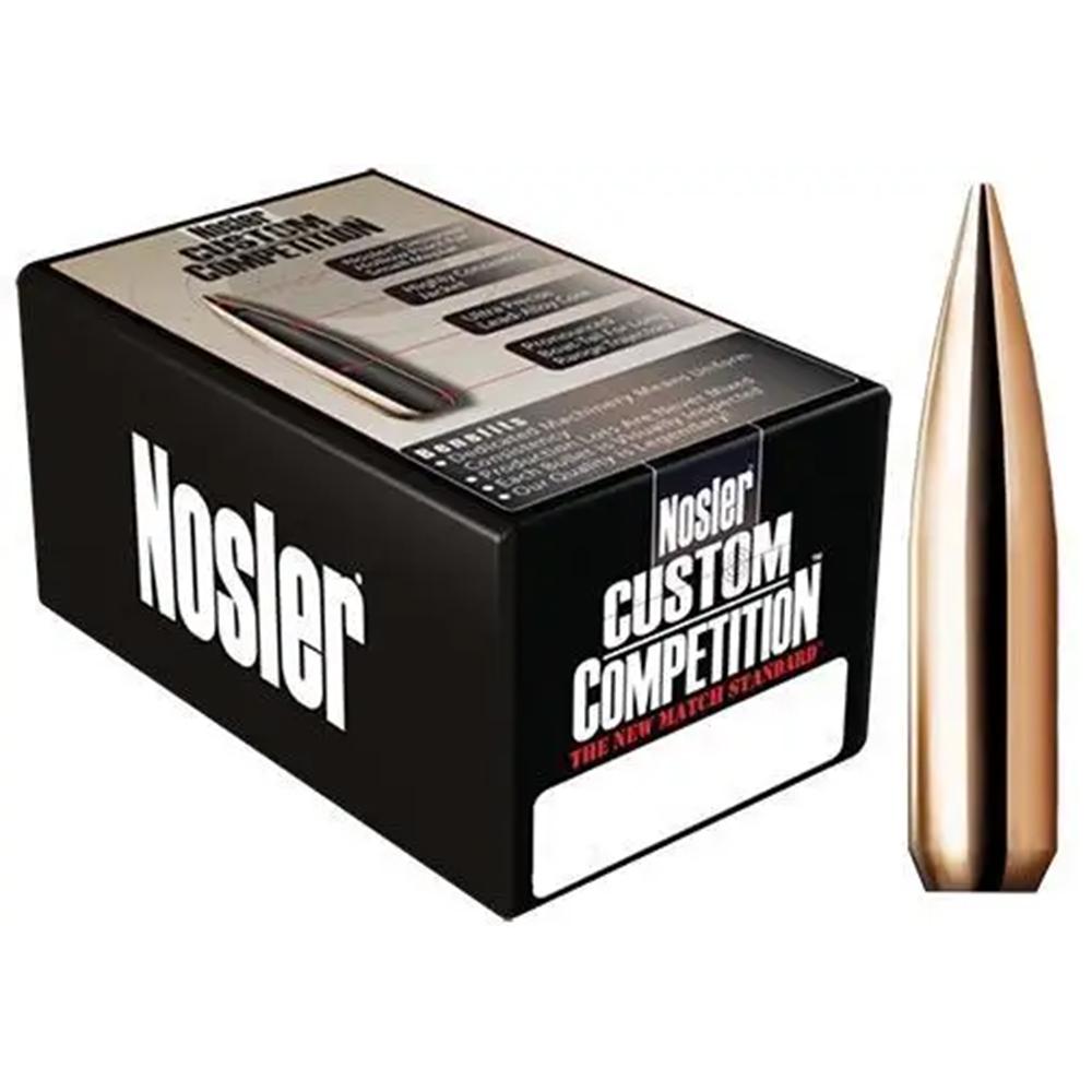 Nosler Bullets Inc. Nosler Custom Competition Bullets .22 cal .224" 52 gr HPBT 1000/ct
