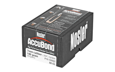 Nosler AccuBond Rifle Bullets 7mm .284" 140 gr SBT-ACB 50/ct Nosler AccuBond Rifle Bullets 7mm .284" 140 gr SBT-ACB 50/ct
