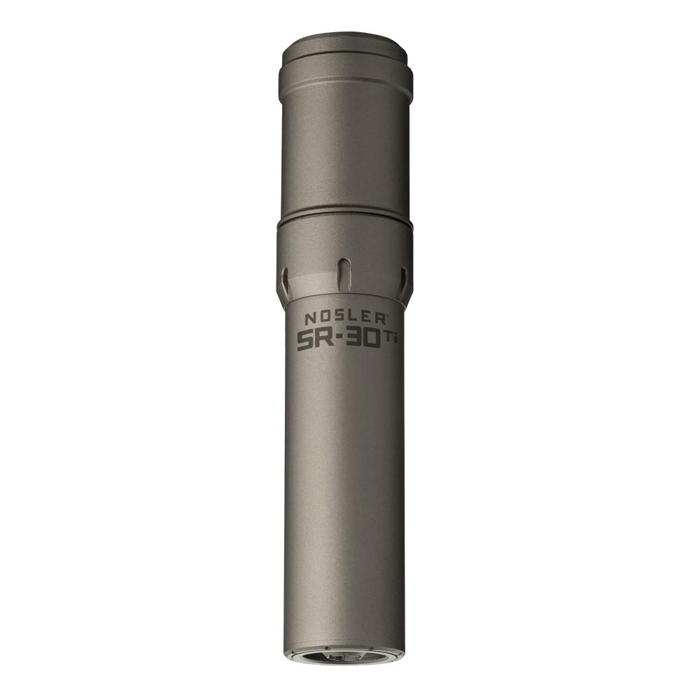 Nosler Bullets Inc. Nosler SR-30 Ti Suppressor 5/8x24 .30 Cal 7.96" Grey