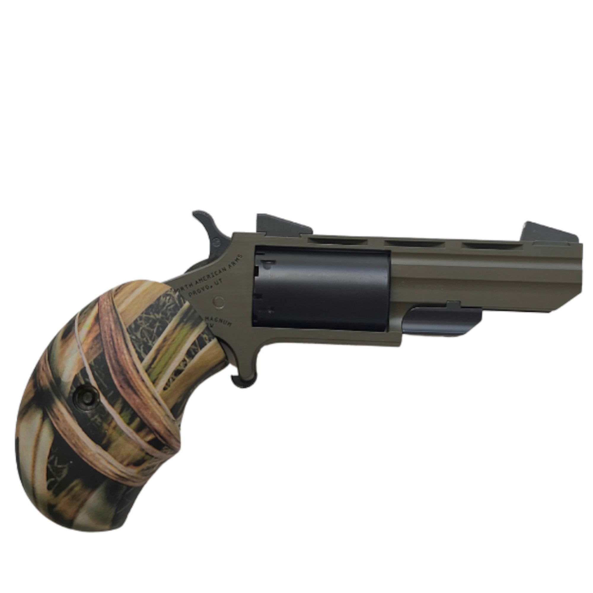 North American Arms North 22MAG 2" Green Huntsman Fs # Revolver