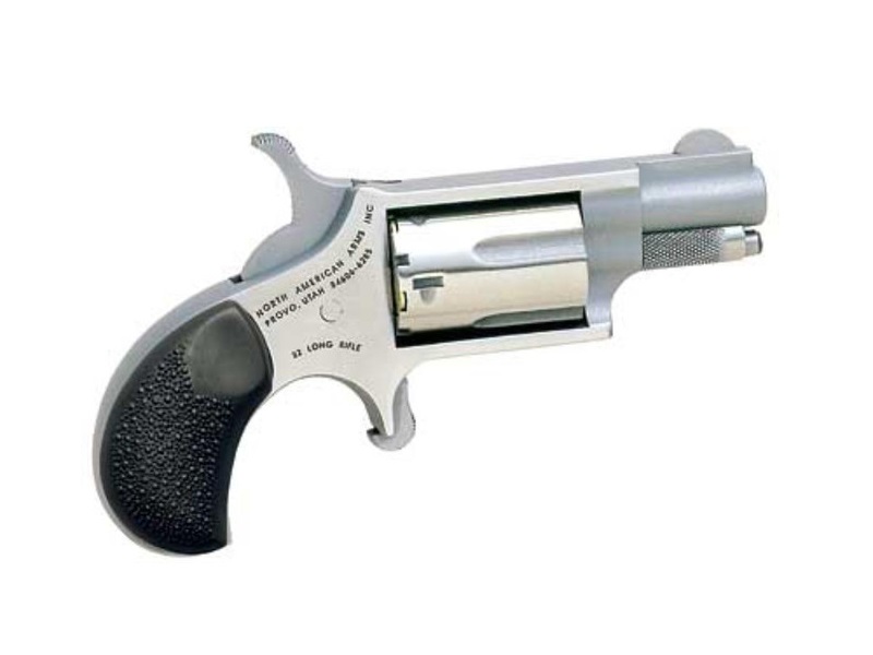 North American Arms North Mini 22LR Rev 1-5/8" Stainless Rubber