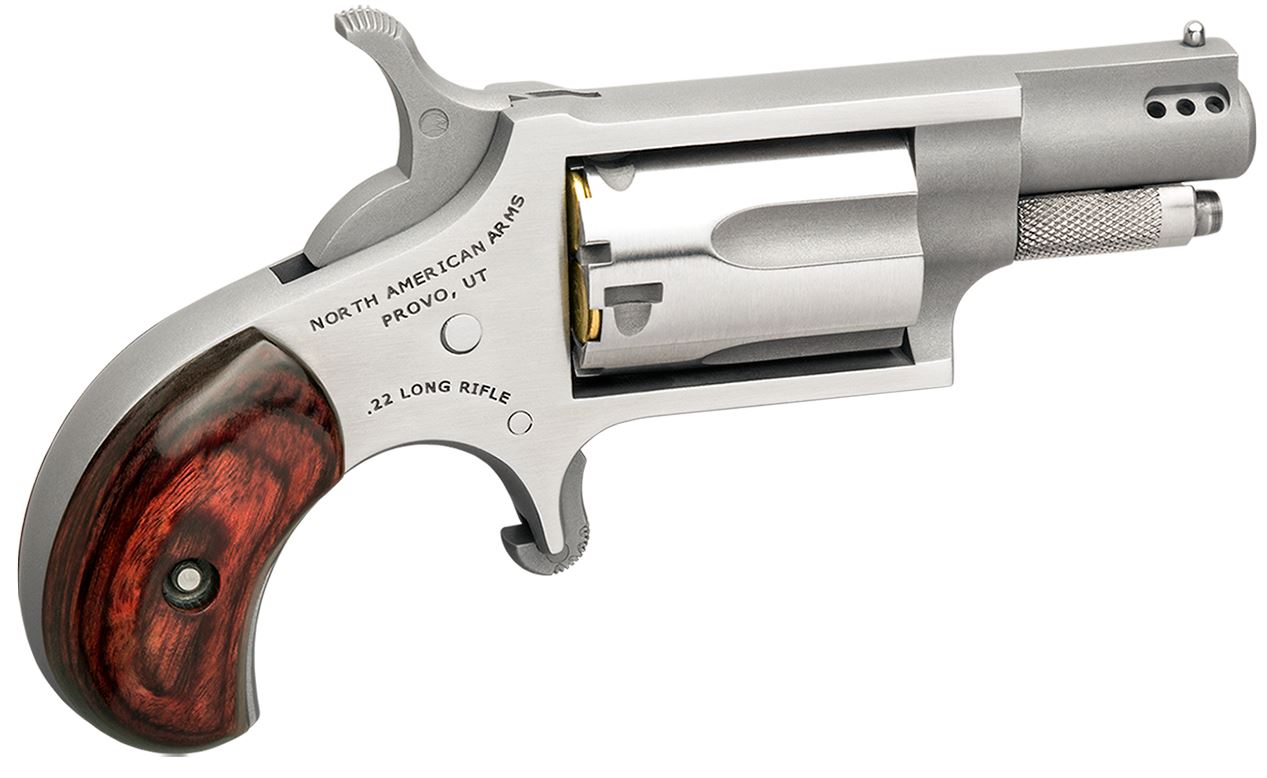 North American Arms North Mini 22LR Rev 1-1/8" Stainless Ported