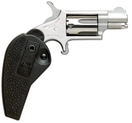 North American Arms NAA Mini Revolver Handgun 22LR 5rd Capacity 1.125" Barrel Silver with Black Grip