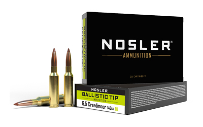 Nosler 6.5CM 140GR Bt 20/180 Ballistic Tip