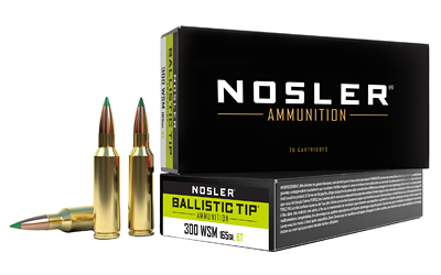 Nosler Bta 300WSM 165GR Bt Sp 20/200 Ballistic Tip