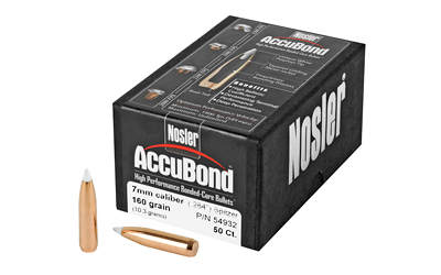 Nosler AccuBond Rifle Bullets 7mm .284" 160 gr SBT-ACB 50/ct