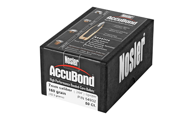 Nosler AccuBond Rifle Bullets 7mm .284" 160 gr SBT-ACB 50/ct Nosler AccuBond Rifle Bullets 7mm .284" 160 gr SBT-ACB 50/ct