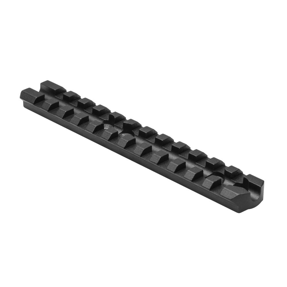 NcSTAR Inc. NcSTAR Mossberg Shotgun Aluminum Receiver Rail 500/590 Mossberg Black Anodized
