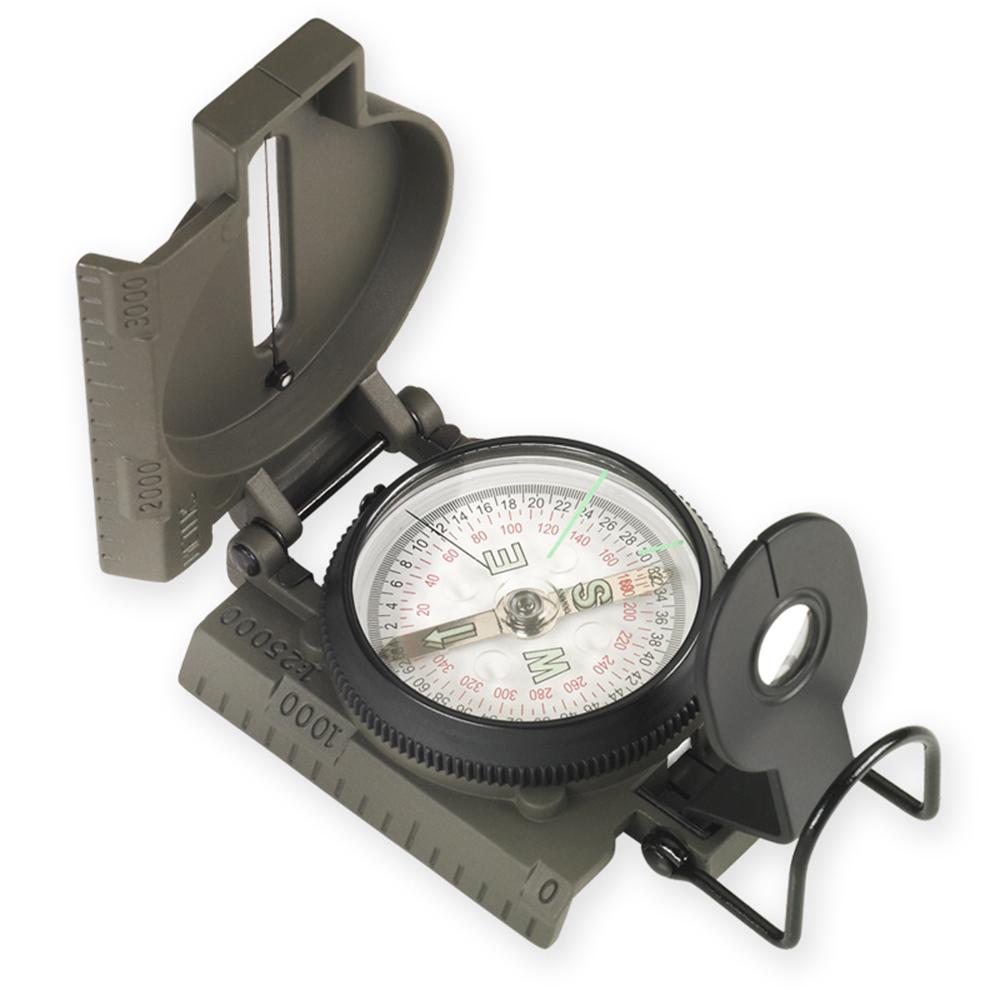 NDUR Lensatic Compass with Metal Case