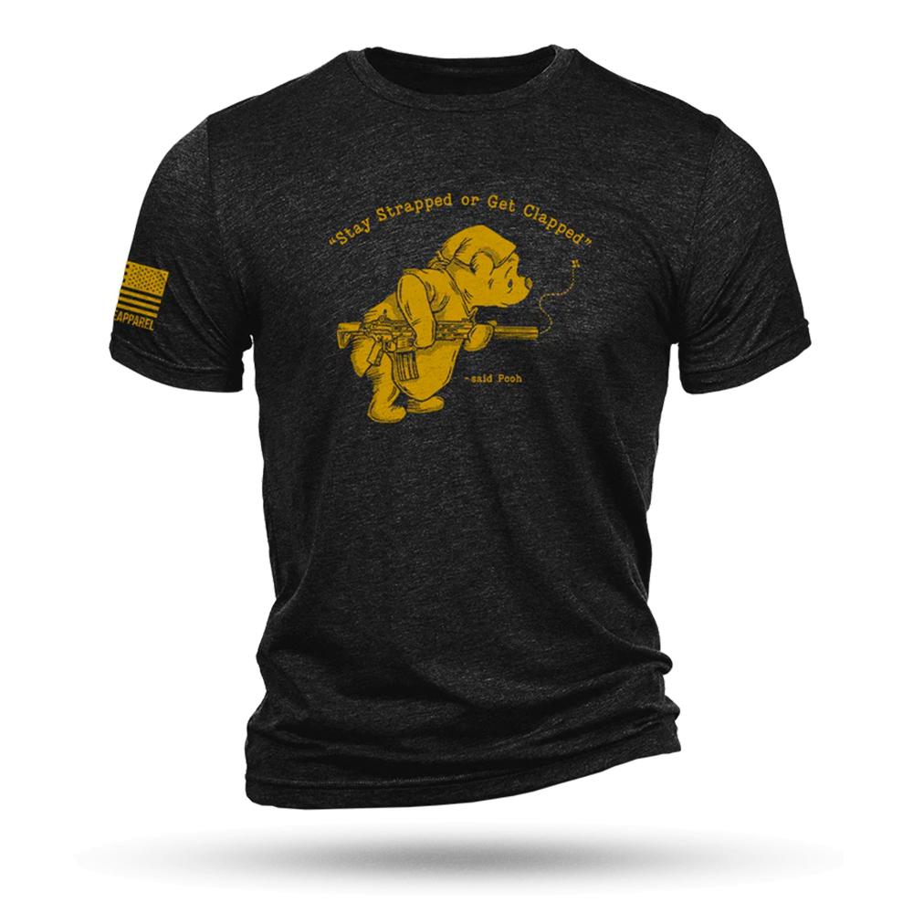 Nine Line Apparel Nine Line Pooh Bear Black Triblend T-Shirt/ Large