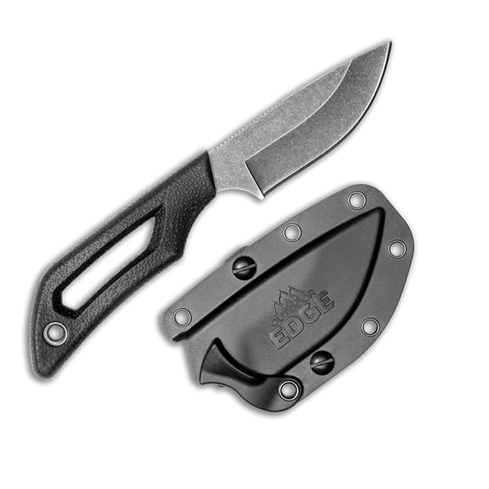 Outdoor Edge Outdoor Pivot Knife 2-1/2" Drop-Point Blade Black